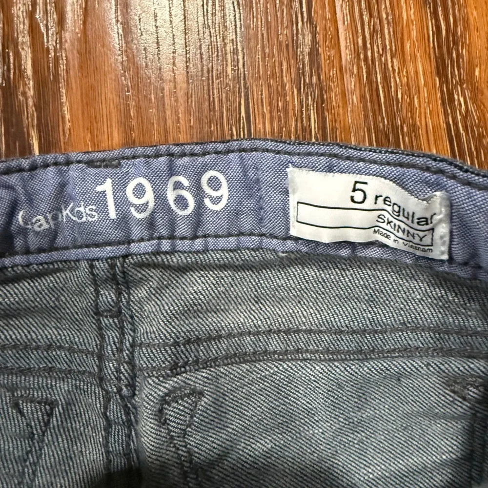 GapKids 1969 Girls Skinny Jeans Dark Wash Denim Size 5 Regular Indigo